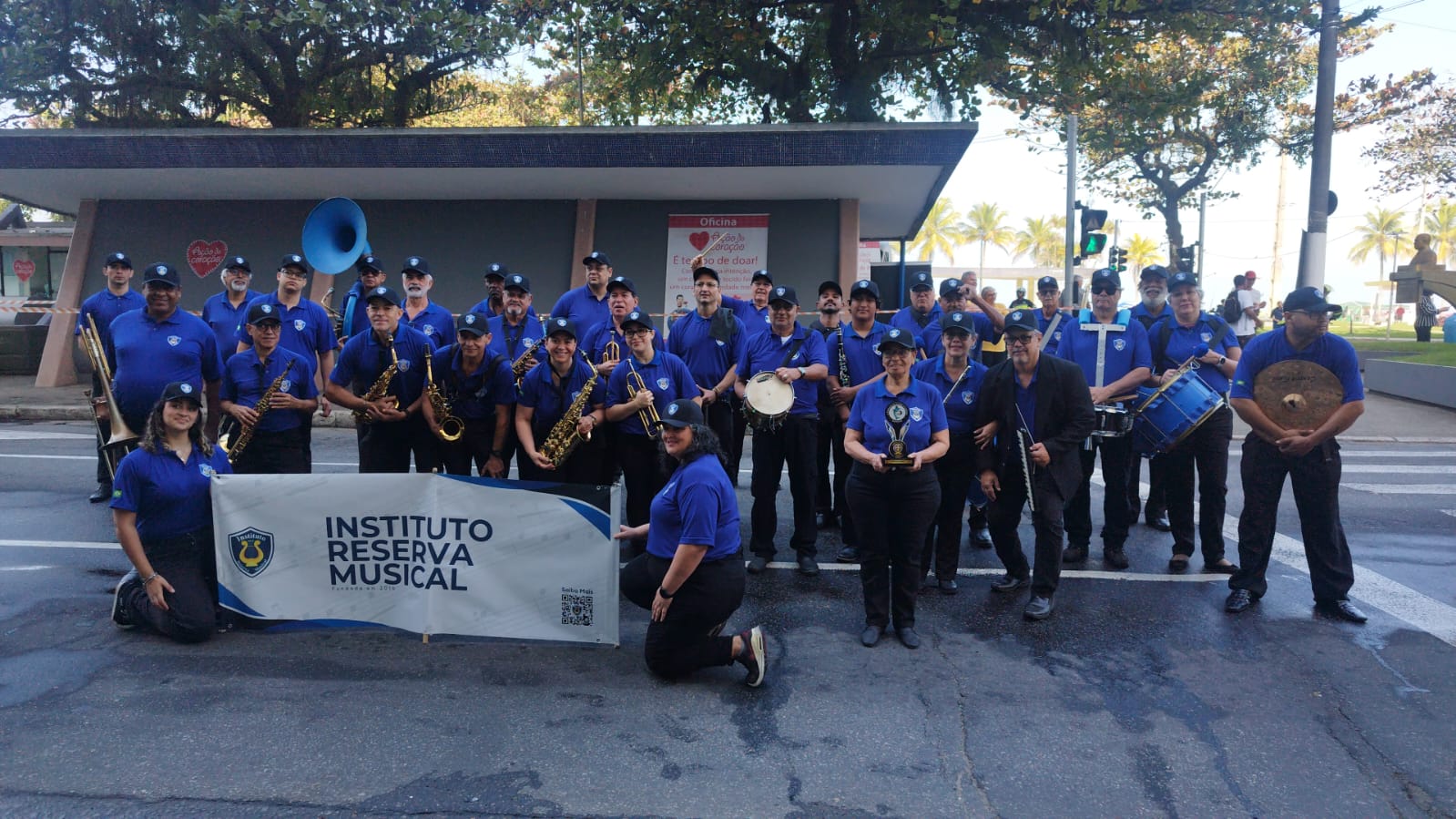 Instituto Reserva Musical na Abertura do 8º Concurso de Bandas e Fanfarras de Santos